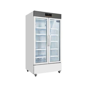 Refrigerador de laboratorio de gran capacidad de 700L con dos puertas de vidrio MC-5L756