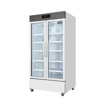 Cargar imagen en el visor de la galería, Refrigerador de laboratorio de gran capacidad de 700L con dos puertas de vidrio MC-5L756