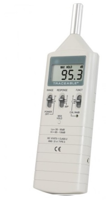 MEDIDOR DE SONIDO CON CERTIFICADO Nº Catálogo CC-4335