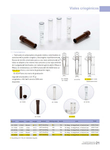 Crioviales BIOLOGIX Base plana de 2 ml. Modelo. 81-8204