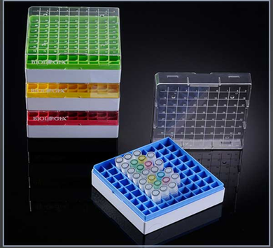 Caja de plástico criogénica. Modelo 90-9210 BIOLOGIX