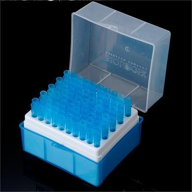 Puntas de pipeta universales Biologix de 1000 μl, azules, 100 unidades por rack
