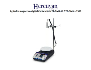 Agitador magnético digital CycloneSpin TT-DMS-16 / TT-DMSH-350S