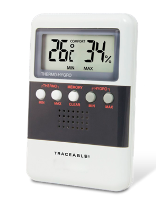  Higrómetro digital, medidor de humedad de temperatura  multifuncional Monitor LCD higrómetro digital inalámbrico electrónico  medidor de humedad de temperatura máxima/mínima : Industrial y Científico