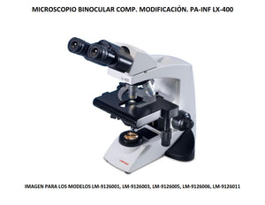 MICROSCOPIO BINOCULAR COMPUESTOS PA-INF LX-400