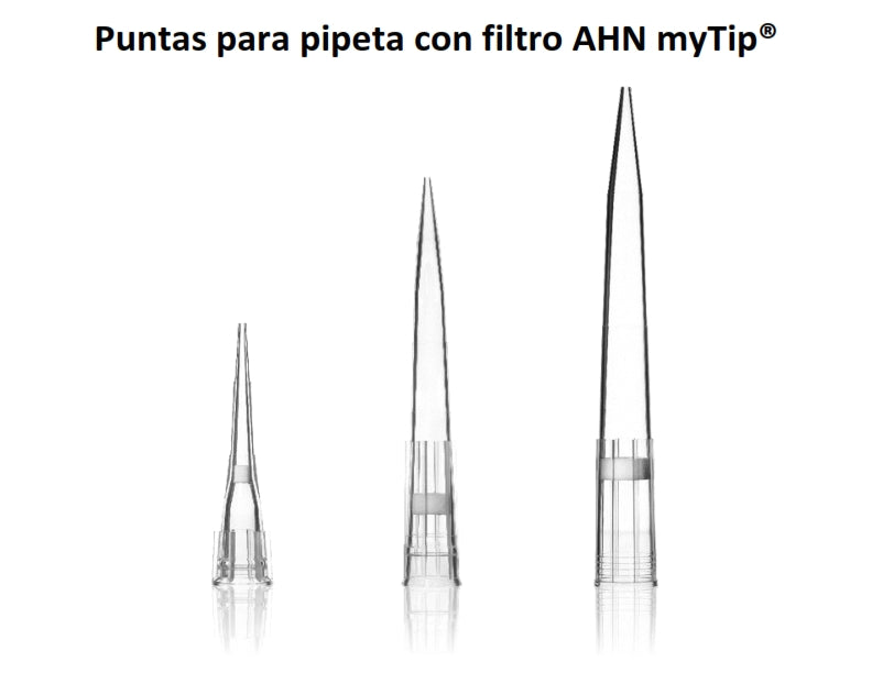 Puntas para pipeta con filtro AHN myTip®