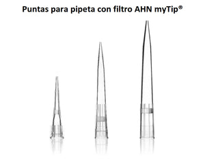 Puntas para pipeta con filtro AHN myTip®