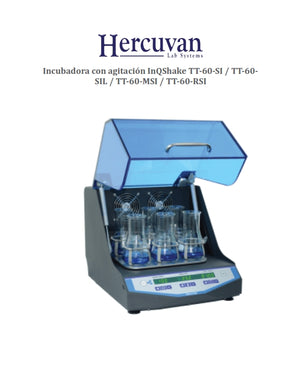 Incubadora con agitación InQShake TT-60-SI / TT-60-SIL / TT-60-MSI / TT-60-RSI