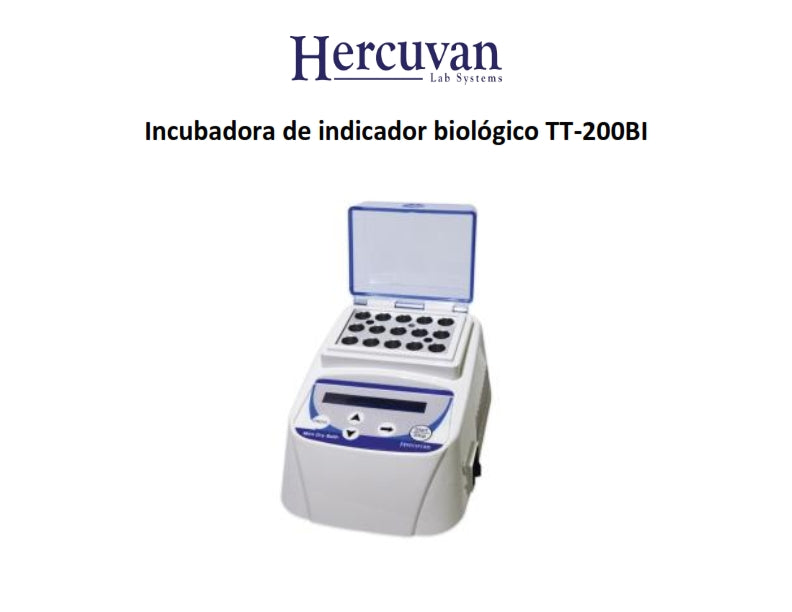 Incubadora de indicador biológico TT-200BI